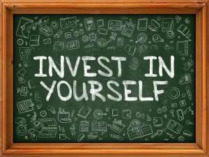 Blog invest in yourself sign
