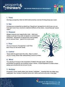7 Principles of prosperity