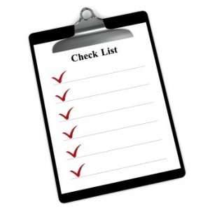 Blog checklist