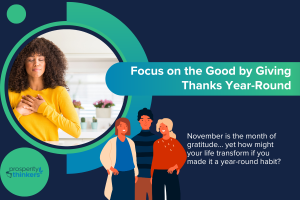 Blog focus on the good