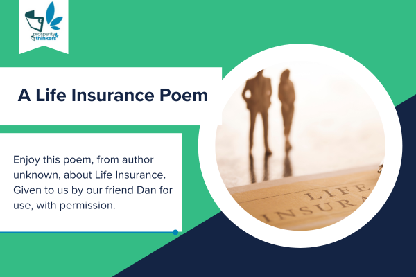 A life insurance poem